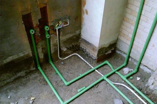 ppr水管安装规范 卫生间水管安装图